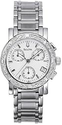 Bulova Women's 96R19 Diamond Chronograph Watch