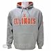 Men`s University of Illinois Fighting Illini Heather Gray Automatic Fleece Hoodie