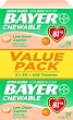 Bayer Chewable Aspirin Low Dose 81mg Orange Flavor - Value Pack