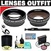 2x Digital Telephoto Professional Series Lens + 0.5x Digital Wide Angle Macro Professional Series Lens + 3 Piece Digital Camera Filter Kit + 6-Piece Deluxe Cleaning Kit + Lens Adapter Tube (If Needed) + Lenspen + Lens Cap Keeper + DB ROTH Micro Fiber Cloth For The Fujifilm FinePix IS-1 SLR Camera