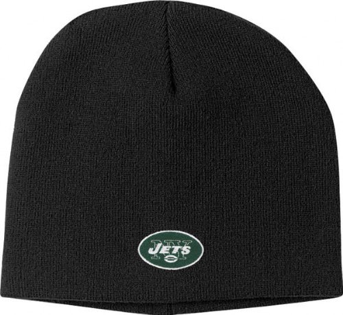 NFL Men's End Zone Uncuffed Knit Hat - K173Z (New York Jets, One Size Fits All)