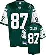 Laveranues Coles Green Reebok NFL Premier New York Jets Jersey