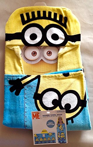 Despicable Me Mega Minions Hooded Towel Bathroom Set