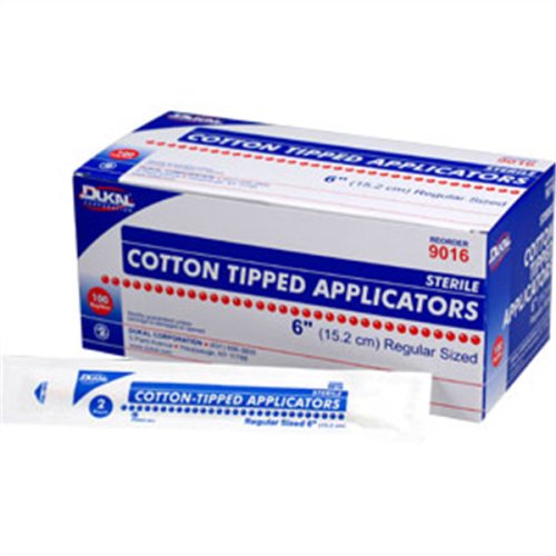 Sterile 6 Cotton Tip Applicators (200/Box)