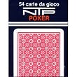 NTP Poker Long Life Standard Index Plastic Playing Cards (Red)