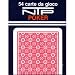 NTP Poker Long Life Standard Index Plastic Playing Cards (Red)