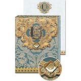 U Monogram Jewel and Gold Foil Embellished Pocket Note Pad