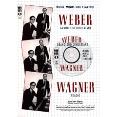 Carl Maria Von Weber: Grand Duo Concertant, Opus 48/Heinrich Josef Baermann: Adagio from Quintet, Opus 23: Clarinet [With CD (Audio)] (Music Minus One (Numbered))