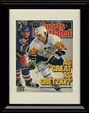 Framed Mario Lemieux Sports Illustrated Autograph Print