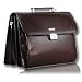 Sports : redolz® XXL Aktentasche U0065 aus Leder Businesstasche italian style mit Laptopfach