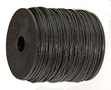 Waxed Cotton Cord 100 Meters Black 2mm