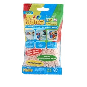 Hama Beads - Night Glow Red (1000 Midi Beads)