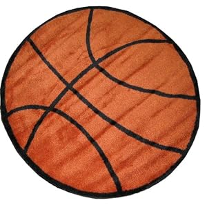 LA Rug Basketball Rug 39RD by 