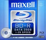 maxell �f�[�^�p 1-2�{���Ή� BD-R �ǋL�^ �Ж�1�w �J�[�g���b�W�� �L���e��25GBBDR25P.1P