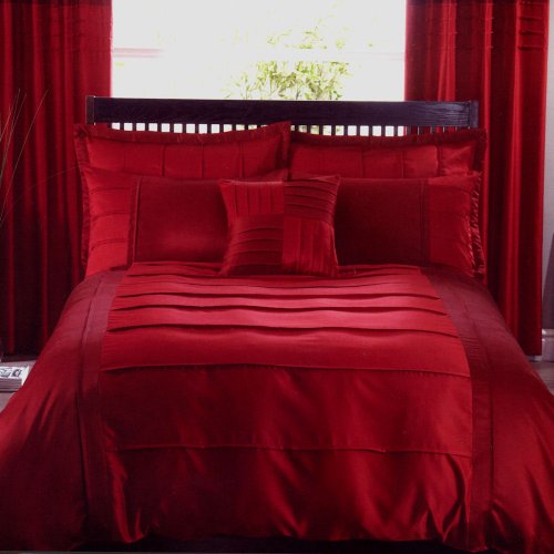 Vermont Duvet Cover Set, Red, King