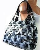 Coach Limited Edition Madision Signature Op Art Chainlink Maggie Shoulder Hobo Bag Purse 14420 Black Gray 51xKDXJH6AL. SL160 Coach Limited Edition Madision Signature Op Art Chainlink Maggie Shoulder Hobo Bag Purse 14420 Black Gray