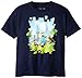 Minecraft Big Boys' Adventure Youth T-Shirt,Navy,Small
