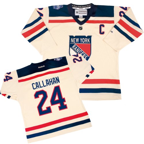 Reebok New York Rangers 2012 Nhl Winter Classic Ryan Callahan Youth (8-20) Replica Jersey Small/Medium