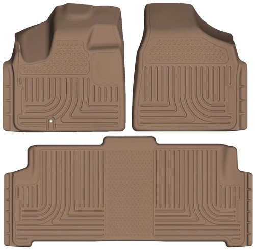 Husky Liners 99553 WeatherBeater Tan Front and 2nd Seat Floor Liner On Sale
