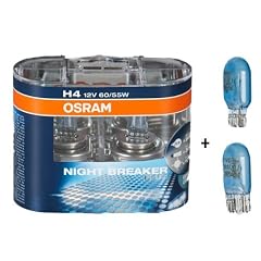 Osram Nightbreaker Plus H4 Duo Pack 2. Generation (2 St�ck Gl�hbirnen) + 2 St�ck Osram 2825CB W5W Cool Blue Standlichtern