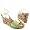 COACH ANAMARIA SIGNATURE STRIPE SANDALS SHOES 8 NEW