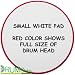 Video Games : Rock Band Drum Pads - Small White