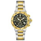 Burett Mens Neo Abyss Collection Two Tone Chronograph Diver Watch #B4202CBFA by Burett