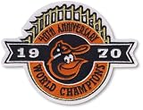 2010 Baltimore Orioles 40th Anniversary as 1970 World Series Champions MLB Baseball Jersey Sleeve Pa