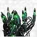 100-Count Green Christmas Light Set
