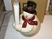 Silent Night Snowman Candle Lamp