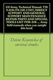 US Army, Technical Manual, TM 9-4120-378-24P, UNIT, DIRECT SUPPORT AND GENERAL SUPPORT MAINTENANCE REPAIR PARTS AND SPECIAL TOOLS LIST FOR AIR CONDITIONER, ... Army field manuals when you sample this book