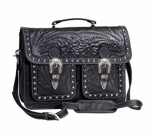 American West Retro Romance Two Compartment Briefcase