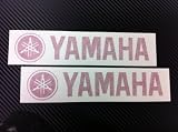 2 X Yamaha Racing Decal Sticker (New) Red Size 8''x1.75''