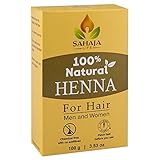 Pure Henna Hair Dye Powder (3.5 Oz) | All Natural, High Pigment Color for Hair, Root Touch Up, Beard & Eyebrows on Men & Women | Includes Bonus Prep Methods Guide