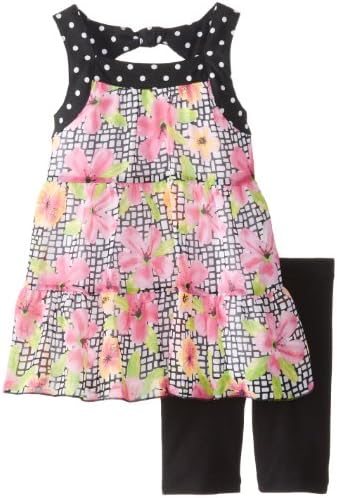 Pogo Club Little Girls' Jessica Tiered Floral Set