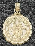 Kentucky Wildcats Solid 14K Gold University Seal 5/8 Pendant