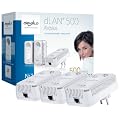 Devolo dLAN 500 AVplus Network Kit, Al�mbrico, RJ-45, Ethernet, 500 Mbit/s, IEEE 802.3, IEEE 802.3u, IEEE 802.3x, BPSK, OFDM, QPSK