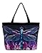 Galleria Tiffany Style Dragonfly Compact Folding Umbrella Auto Release