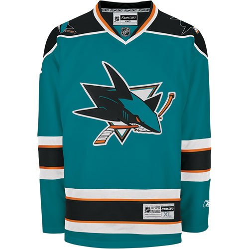 San Jose Sharks NHL 2007 RBK Premier Team Hockey Jersey (Team Color)