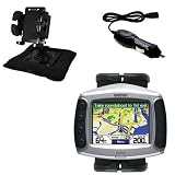 Garmin Zumo 500 Auto Bean Bag Dash Holder with Car Charger - Uses Gomadic TipExchange