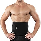 Bracoo Adjustable Waist Trimmer Belt, One Size, Black