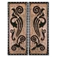Alula Panels, Set/2 Abstract Metal Wall Art 13668 By Uttermost