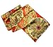 Dancing Stars on Red - Pangborn Design Scarf 11006