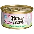 Fancy Feast Gourmet Kitten Food, Tender Turkey Feast, 3-Ounce Cans (Pack of 24)