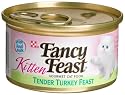 Fancy Feast Kitten, Tender Turkey Feast, 3-Ounce Cans (Pack of 24)