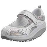 Skechers Women's Shape-Ups Sleek Fit Trainer White/Silver 11807 WSL 3 UK