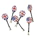Pack of 6 Magnetic Darts for Magnet Dartboard Dart Board (National flag)