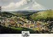 Pottsville, Pennsylvania, Aerial View, Published 1833 - 16x20-inch - Fine-Art-Quality Photographic Print of an Image from the Library of Congress Collection