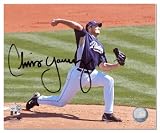 Chris Young San Diego Padres - Wind Up Purple - Autographed 8x10 Photograph
