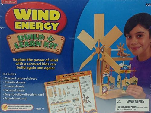 Lakeshore Wind Energy Build and Learn Kit - Make Wind Powered Carousel